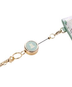 LANVIN en Bleu アクアレル リール付きパスケース