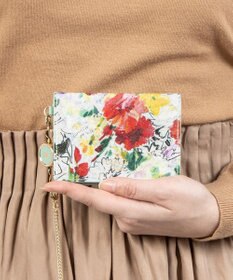 LANVIN en Bleu アクアレル リール付きパスケース