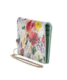 LANVIN en Bleu アクアレル リール付きパスケース