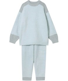 une nana cool カラーブロッキング プルオーバー＆ロングパンツセット