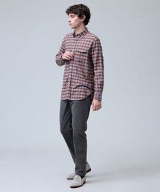 J.PRESS MEN テンセルミックスコットンネルシャツ / B.D.