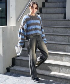 WEGO ファータッチボーダーショートプルオーバー