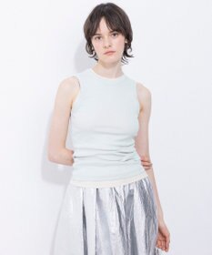 NAVE 【Nave・洗える】ガーゼフライス タンクトップ