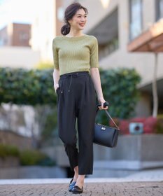 ANY ラメリブニット