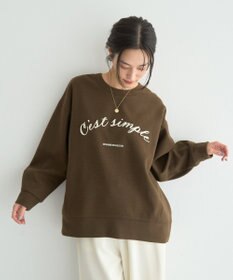 YECCA VECCA 起毛ロゴプルオーバー