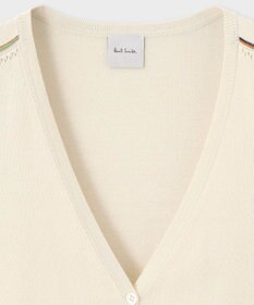 Paul Smith 【洗える】Signature Stripe アイレット カーディガン