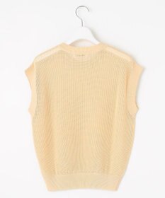 Feroux 【洗える】透かし編みニットトップス