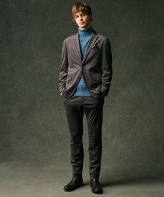 JOSEPH ABBOUD 【軽量/ストレッチ/スウェードタッチ】トリコットコーデュロイ パンツ