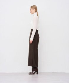 uncrave ウォッシャブルウールライクツイル Iラインスカート