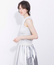 NAVE 【Nave・洗える】ガーゼフライス タンクトップ