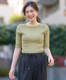 ANY ラメリブニット