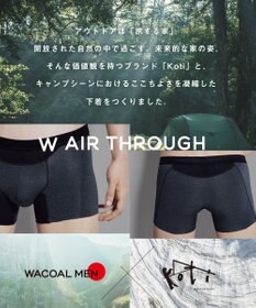 WACOAL MEN WACOAL MEN ＜Koti＞コラボ【ダブルエアスルーパンツ】 ボクサーパンツ 風が通ってムレ軽減。 フロントの快適性 前閉じ 下着 UNITED ARROWS メンズ WT3491 /ワコールメン