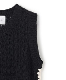 BEIGE， ATACAM / テープヤーン ノースリーブニット