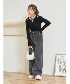 earth music&ecology ＳＥＴ２点ショートカーディガン＋レイヤードタンク