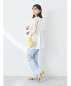 earth music&ecology センタースリットデニムパンツ