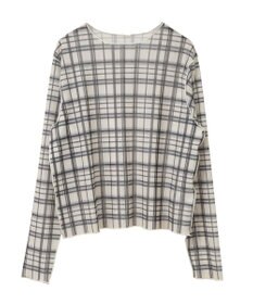 earth music&ecology シアーチェックプルオーバー