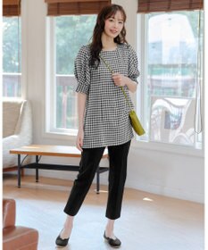 Tiaclasse 【小倉優子さん着用・日本製・洗える】サーラドライ・テーパードパンツ