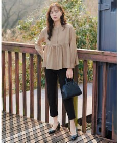 Tiaclasse 【小倉優子さん着用・日本製・洗える】サーラドライ・テーパードパンツ