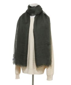 MOONBAT FURLA (フルラ) 無地ストール 麻 カシミヤ  180cm×85cm  手洗い可能