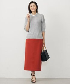 J.PRESS LADIES azulejoスクエアプリント スカーフ