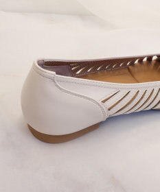 Tiaclasse 【小倉優子さん着用・フラット&ヒール2TYPE】ケージデザインシアーパンプス