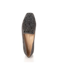 MODE ET JACOMO <MODE ET JACOMO>【軽量】ラインストーンスクエアトゥスリッポン