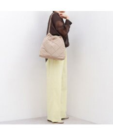 UNBILLION カシュカシュ cachecache / ナイロンキルティングチェーン手提げトート