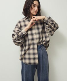 Green Parks ・ＥＬＥＮＣＡＲＥ　ＤＵＥ　チェックギャザーシャツ