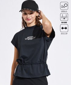 PW CIRCULUS 【UVカット / 吸水速乾 / 伸縮性抜群】【WOMEN】ウエスト切り替えモック T