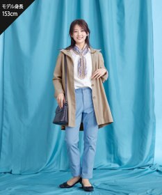 Tiaclasse 【洗える】スタンドカラープリーツコート