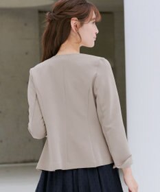 Tiaclasse L 【ストレッチジョーゼット】フレアジャケット