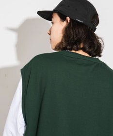 WEGO 【SETUPアイテム】アンサンブルスウェットベストT（S）