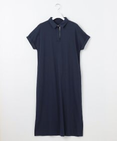 J.PRESS LADIES 【WEB限定カラーあり・洗える】コンパクトコットンスムース ポロワンピース