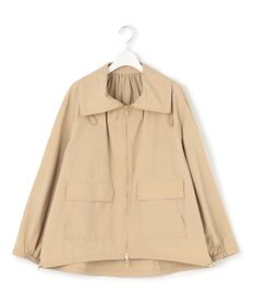 23区 L 【撥水加工】ソフトメモリータフタ スタンドネック ブルゾン