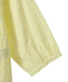 earth music&ecology ビッグカラー刺繍ブラウス