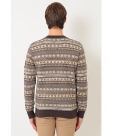 DAKS フェアアイルウールクルーネックセーター