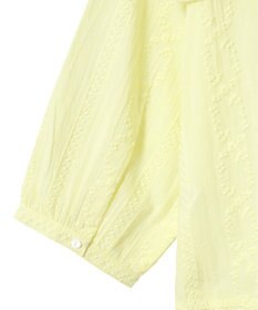 earth music&ecology ビッグカラー刺繍ブラウス