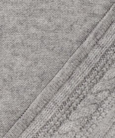 JOSEPH ABBOUD 【洗える・カシミヤブレンド】カシミヤブレンド ハイネック ジップ  カーディガン