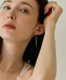 Phoebe 〈金属アレルギー対応〉エアリーフックピアス　シルバー　ステンレス
