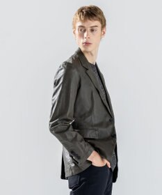 JOSEPH HOMME 新素材【シャツ感覚で羽織れる軽さ】シュリンクエアレザー　ジャケット