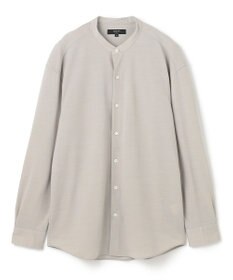 JOSEPH HOMME ウールツイストジャージー　バンドカラーシャツ