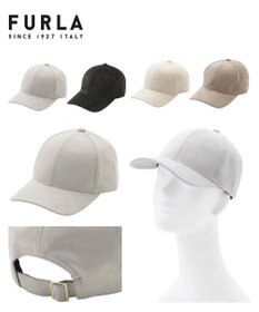 MOONBAT FURLA(フルラ)横刺繍スエード キャップ UVカット
