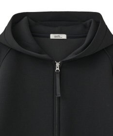 earth music&ecology 【軽量】ダンボールニットフーディーブルゾン