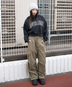 WEGO ロゴショートプルパーカー