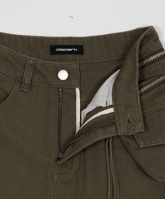 WEGO ポーチ付きウォッシュドカーゴパンツ