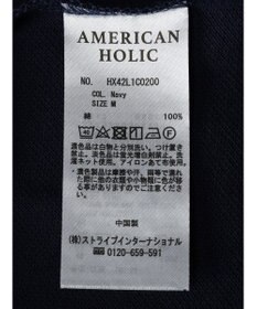 AMERICAN HOLIC ハーフジップポロシャツ／Ｐｅｔｅｒ　Ｐａｎ