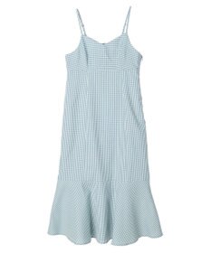 earth music&ecology チェックマーメイドキャミワンピース