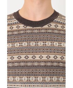 DAKS フェアアイルウールクルーネックセーター