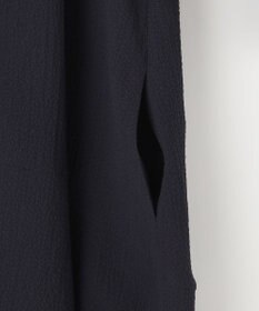 組曲 【WEB限定】クレープストレッチ シャツワンピース