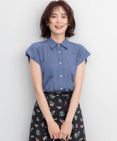 組曲 L ギャザーライトデシン ブラウス